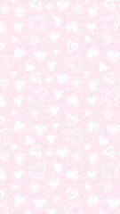 aesthetic pink cute wallpaper background illustration