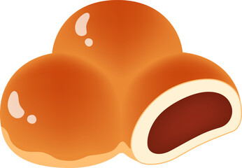 三色パンのアイコン