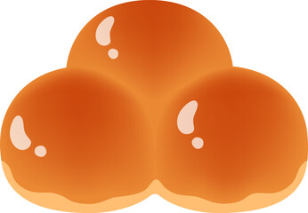 三色パンのアイコン