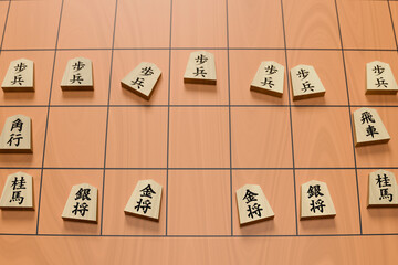 3D Shogi Pieces Illustration Representing Absence of Leader Concept