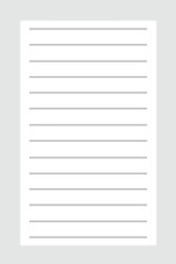 Blank lined paper with grey borders