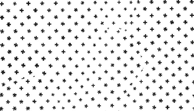 Abstract plus pattern