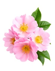 Pretty pink roses close up