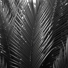 palm leaves background