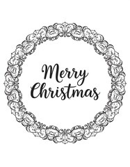 Ornate Christmas greeting