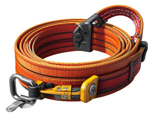 Strong Towing Rope PNG Cutout for Car Emergency and Roadside Assistance Tools