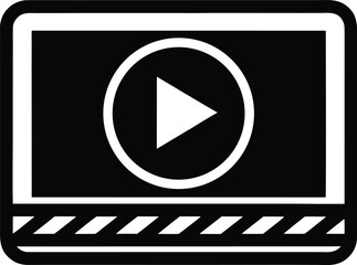 Closed Caption Vector Icon.