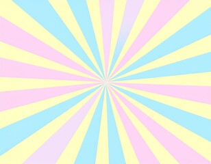 Pastel sunburst background