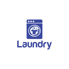 Laundry Logo Vector Simple Templates