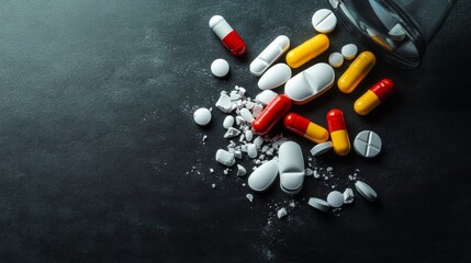 Medication spill incident healthcare setting pharmaceutical content clinical environment close-up view health awareness