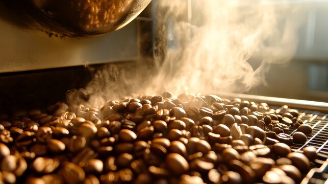 Crafting artisan coffee roasts bright kitchen food photography close-up aroma and flavor inviting environment captivating experience