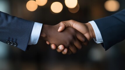 Business negotiation action office location handshake content type professional environment close-up viewpoint trust and partnership concept