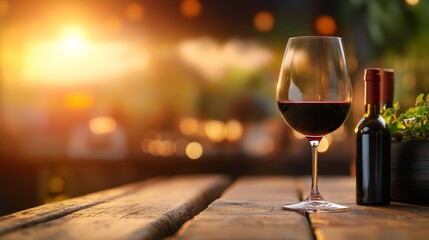 Evening wine reflection cozy restaurant still life warm atmosphere close-up view relaxation and elegance