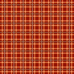 Autumn Winter Gingham Pattern Background Illustration For Cover, Banner, Notes. Fall Winter Aesthetic Background. Plant And Flower Pattern Background.