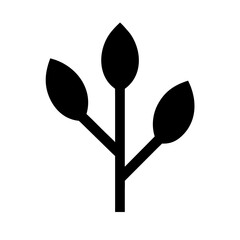 Vector art of branch with leaves