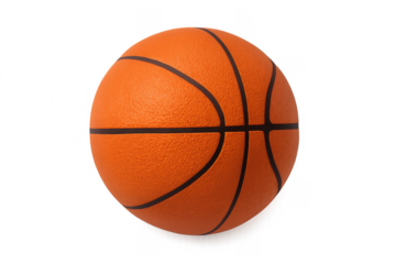 Orange basketball ball for a team sport game