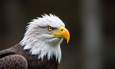 Obraz premium american bald eagle