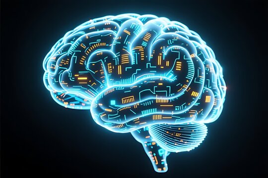 human brain model - Powered by Adobe