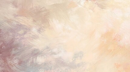 Obraz premium Soft pastel abstract background with textured brush strokes in muted earthy tones of beige pink and lavender creating a gentle artistic impression