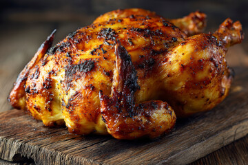 Roasted Whole Chicken with Herbs &ndash; AI Generative