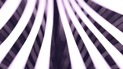 Abstract Black and White Striped Pattern with Dynamic Perspective.