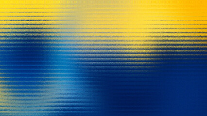 Abstract textured background with horizontal lines in vibrant blue and yellow colors creating a dynamic pattern