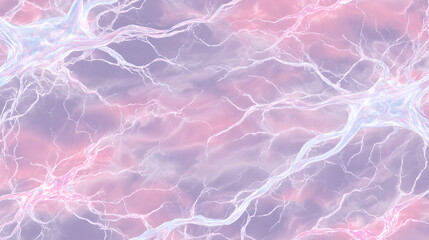 An ethereal and abstract visualization of a neural network with pastel synapses.

