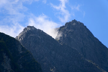 北アルプス、前穂高岳北尾根