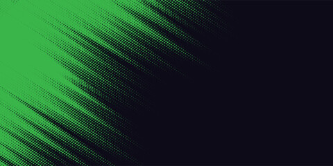 Halftone dots gradient grunge texture background green and black color pattern. Dot pop art comic sport style vector illustration. grunge vector dots. Eps10