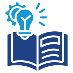 Knowledge glyph color icon