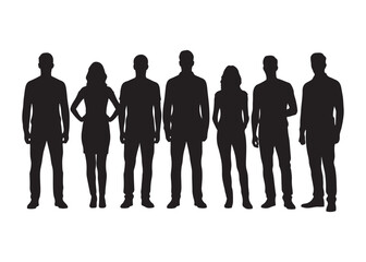 Vector art of silhouette of a woman sitting on a chair