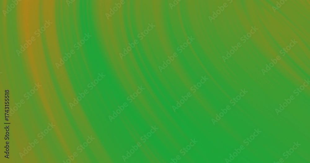 Canvas Prints animation of glowing orange light wave moving on transparent background