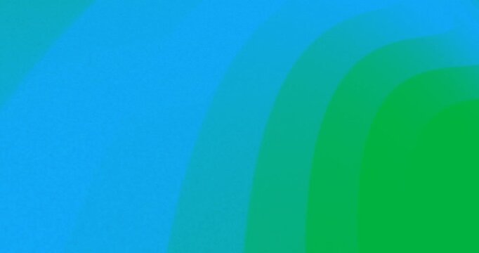 Animation of glowing blue light wave moving on transparent background