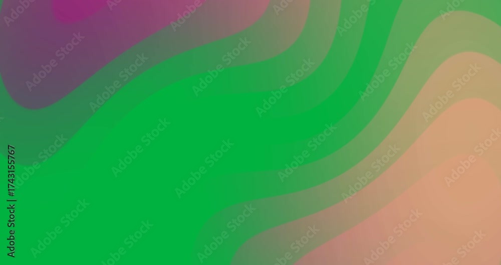Canvas Prints animation of glowing pink light wave moving on transparent background