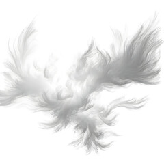 Fototapeta premium White Cloud Formations Abstract Nature Scene for Background or Design