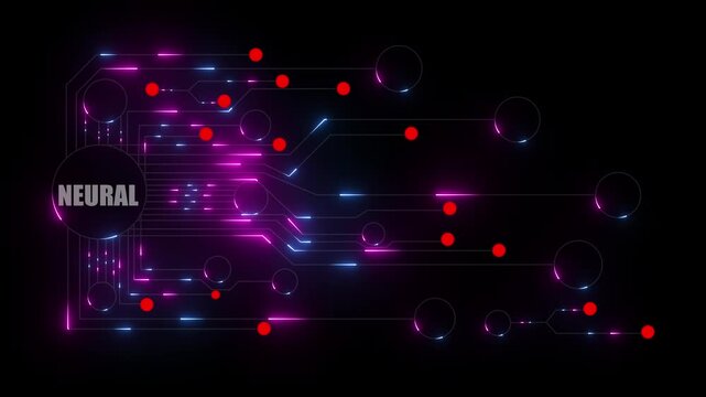 Neural Logic Computing, Multi-Function Background for Advanced AI Systems Technology. Smart Solutions Automate Complex Calculations, Improving Global Machine Learning Efficiency.