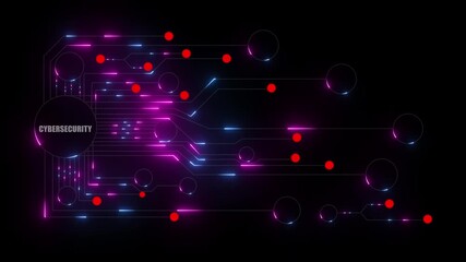 Cybersecurity Protection System, Multi-Function Background for Digital Data Safety Technology. Smart AI Solutions Continuously Monitor Threats, Improving Global Network Resilience - Powered by Adobe