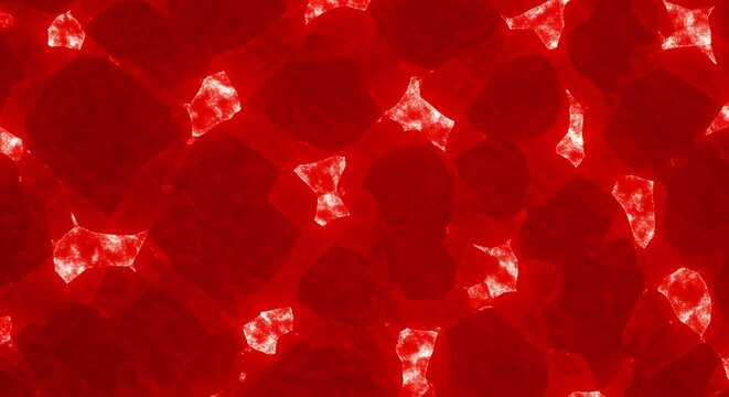 Abstract Red Pattern with Bright Spots.