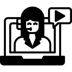 Video Lecture mixed icon