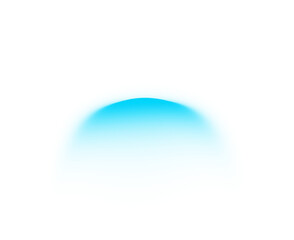Minimal abstract blue gradient dome with smooth blurred edges on white background. Clean futuristic digital texture creates a modern stylish design. Bright artistic backdrop pattern.