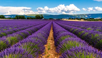 Obraz premium Purple lavender field