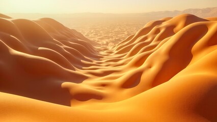 Desert landscape art patterns