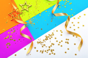 abstract background with ribbons