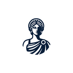 Athena Greek Lady Logo