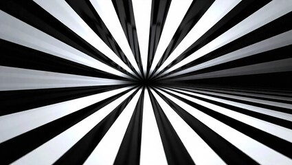 Dynamic Black and White Radial Burst Background.