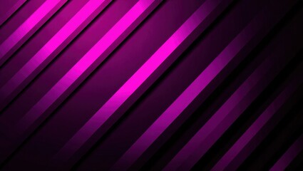 Dynamic Purple and Black Striped Background with Modern Geometric Design.