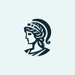 Athena Greek Lady Logo