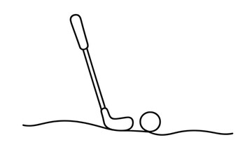 Golf club resting near a golf ball on the green during a sunny day at a local course