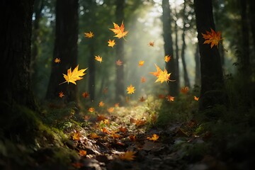 autumn in the forest