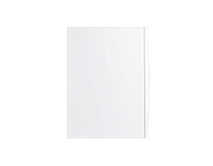 Plain, white rectangular box on black backdrop, minimal look